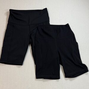 Sleek Black Women's Bike Shorts